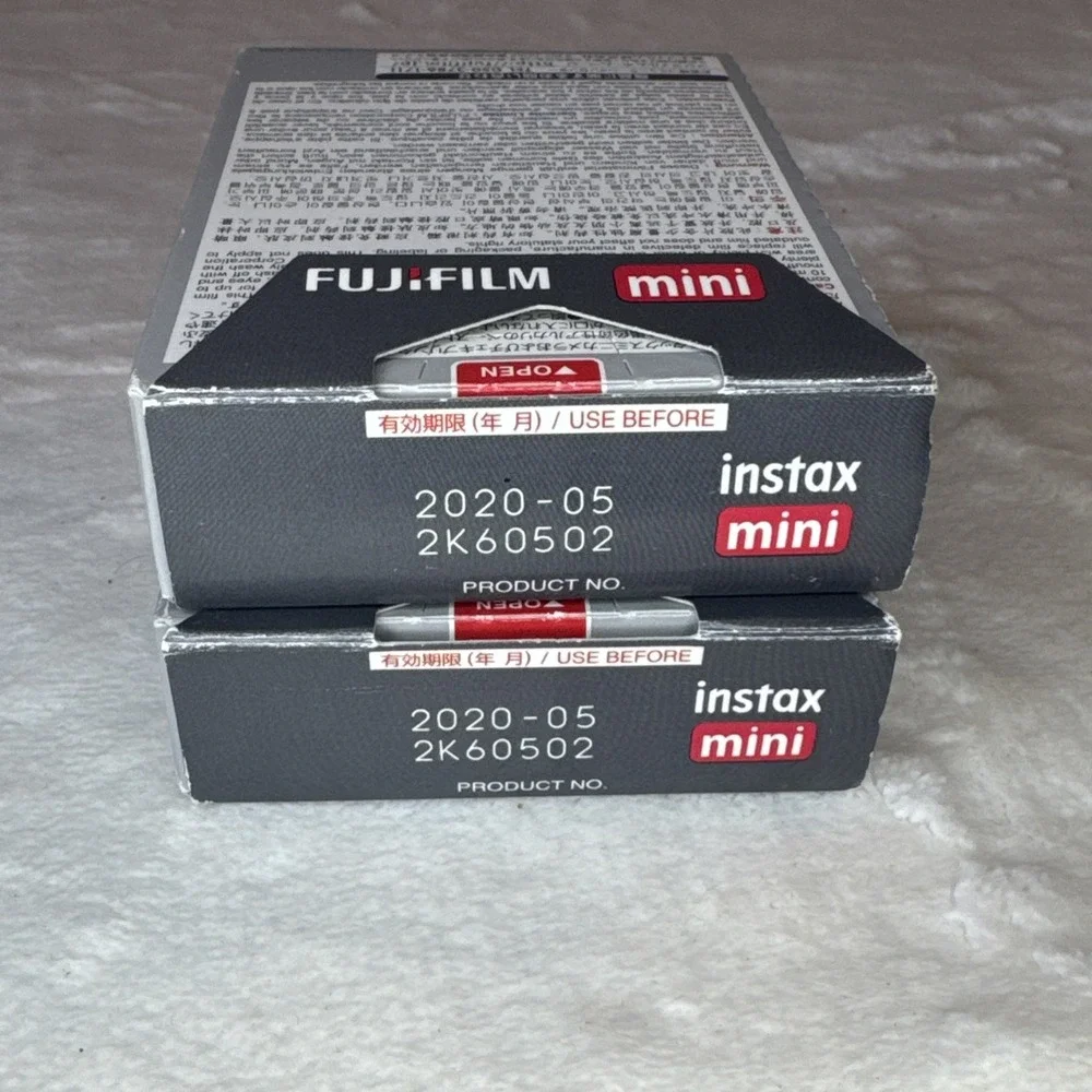 20 Prints Fujifilm Monochrome Mini Instax B/W Instant Film for Mini 12, 11, 9